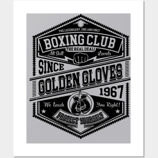 Golden Gloves Boxing Club Posters and Art